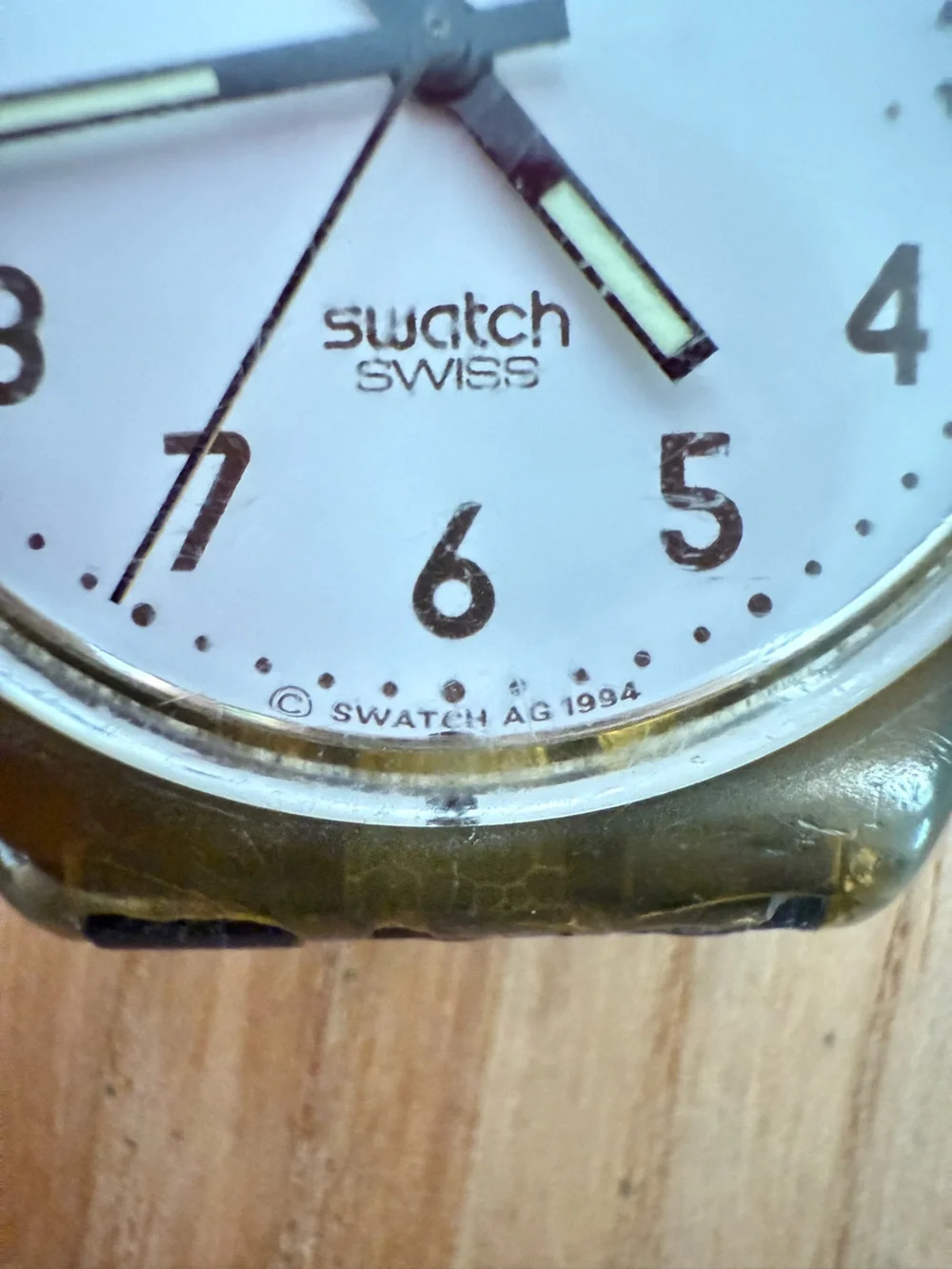 Vintage swatch watch NEW BATTERY strap needed